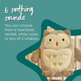 img 1 attached to Get Your Baby To Sleep With Tommee Tippee'S Ollie The Owl: Rechargeable Light & Sound Sleep Aid In Grey