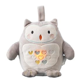 img 4 attached to Get Your Baby To Sleep With Tommee Tippee'S Ollie The Owl: Rechargeable Light & Sound Sleep Aid In Grey