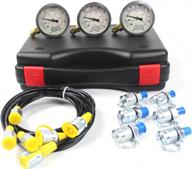 get accurate hydraulic pressure testing with pangolin portable kit for excavator and construction machinery - 10/25/40mpa/400bar/6000psi max logo