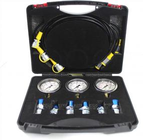 img 2 attached to Get Accurate Hydraulic Pressure Testing With PANGOLIN Portable Kit For Excavator And Construction Machinery - 10/25/40MPa/400BAR/6000PSI Max