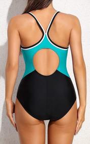 img 1 attached to ATTRACO Women'S Athletic One Piece Swimming Suit For Sports Training
