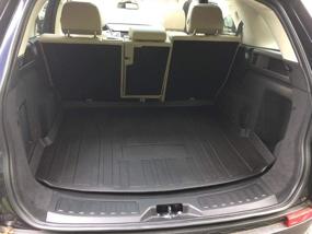 img 4 attached to 🔧 Custom Fit Cargo Liner for Land Rover Discovery Sport 2015-2021 - Premium All-Season Black Trunk Mat - Laser Measured 3D Shaped Trunk Liners for Land Rover Discovery Sport