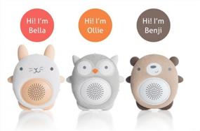img 1 attached to Experience Blissful Sleep For Your Baby With WavHello Portable Baby Sleep Soother - Bella The Bunny Soundbub, White