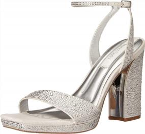 img 4 attached to Step Up Your Style With Franco Sarto Women'S L-Daffy Ankle Strap Sandal Heels