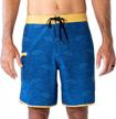 men's 4-way stretch boardshorts swim trunks by maui rippers: available in 18"-19" lengths logo