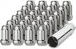 upgrade your aftermarket wheels with dpaccessories 24 chrome spline tuner lug nuts - 7/16-20 size and closed end design - lcs3a1hc2ch04024 logo