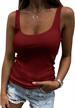 stylish and comfortable women's ribbed tank top for fitness enthusiasts - sleeveless workout cami shirt by inorin logo