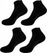 stay dry and fresh with men's rayon from bamboo athletic ankle socks logo