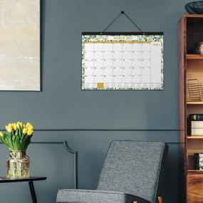 img 1 attached to Stay Organized In 2023 With Our Premium Desk Calendar - 12 Monthly Themes, Large Ruled Blocks & Durable Corner Protectors