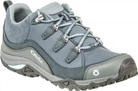 img 4 attached to Experience Comfort And Durability On The Trail With Oboz Women'S Juniper Low Hiking Shoe
