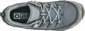 img 1 attached to Experience Comfort And Durability On The Trail With Oboz Women'S Juniper Low Hiking Shoe
