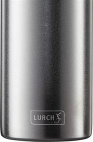 img 1 attached to Lurch Germany 16Oz 0.5L Double-Walled Stainless Steel Thermal Bottle For Hot & Cold Drinks - Sandblasted Finish