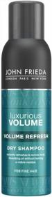 img 2 attached to John Frieda Luxurious Volume Refresh Dry Shampoo For Fine Hair - Maximum Volume, Residue-Free, Heat Protectant - 4.4 Oz