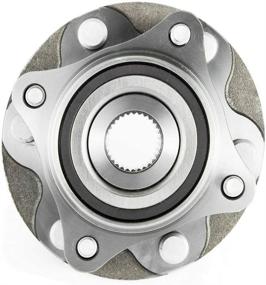 img 1 attached to 🔩 MotorbyMotor 950-001 Front Wheel Bearing and Hub Assembly for 4WD Lexus GX460 GX470, Toyota 4Runner FJ Cruiser Tacoma (4x4 ONLY) - 6 Lugs Hub Bearing (515040)