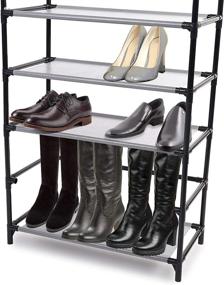 img 1 attached to Maximize Your Shoe Storage With Livebest'S 10 Tier Organizer Tower