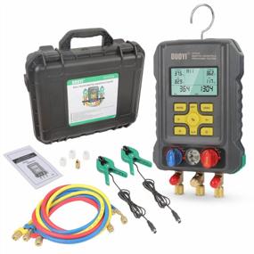img 4 attached to Advanced HVAC Testing With Digital Manifold Gauge For 93 Refrigerant - Accurate Pressure & Temperature Readings For Air Conditioning Systems