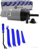 🚗 enhanced performance windshield washer pump with 5 pcs auto trim removal set - designed for bmw - replaces oem #: 67126934159, 67127302589 logo