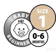 🍼 bibs supreme baby pacifiers | bpa-free natural rubber | danish-made | set of 2 soothers (ivory, 0-6 months) logo