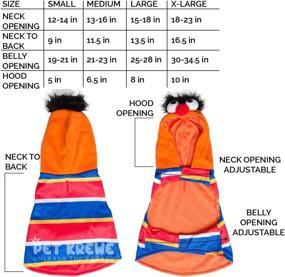 img 3 attached to Pet Krewe Medium Ernie Dog Costume - Sesame Street Ernie Costume for Small, Medium, Large, and Extra Large Pets - Ideal for Halloween, Christmas, Parties, Photoshoots, Gifts for Dog Lovers