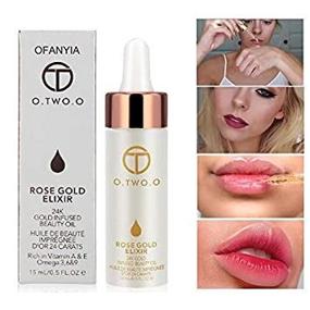 img 2 attached to 24K Rose Gold Elixir Skin Makeup Oil - Essential Beauty Primer For Moisturizing Face Before Foundation