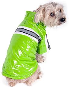 img 2 attached to 🐾 Stay Visible and Dry with Pet Life ® Reflecta-Glow Reflective Waterproof Adjustable PVC Pet Raincoat