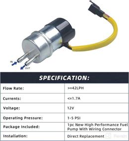 img 2 attached to 🔌 PLDDE High Performance DC 12V Electric Gas Intank EFI Fuel Pump: 15100-21E01 UC-ZR1F Assembly for Marauder, RF600R, RF900R, GSX1000G, Voyager, Vulcan Ninja - Wiring Plug Connector Compatibility