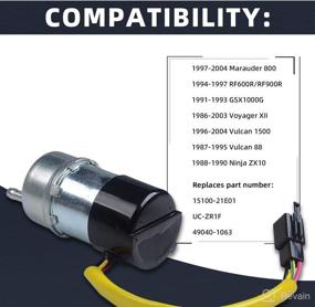 img 3 attached to 🔌 PLDDE High Performance DC 12V Electric Gas Intank EFI Fuel Pump: 15100-21E01 UC-ZR1F Assembly for Marauder, RF600R, RF900R, GSX1000G, Voyager, Vulcan Ninja - Wiring Plug Connector Compatibility