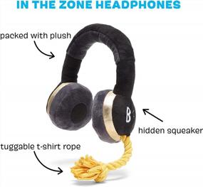 img 3 attached to Durable Dog Rope Toys For Chewers, Teething Puppies & All Sizes Of Dogs - Barkbox In The Zone Headphones