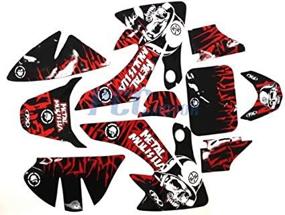 img 2 attached to Enhance Your CRF50 Pit Bike with PCC Motor Graphics Decals Stickers Kit (DE59)