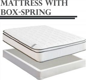 img 3 attached to Get A Comfortable Sleep With Nutan'S Queen-Sized Eurotop Innerspring Mattress And Boxspring Set
