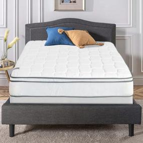 img 2 attached to Get A Comfortable Sleep With Nutan'S Queen-Sized Eurotop Innerspring Mattress And Boxspring Set