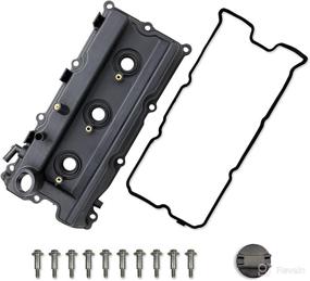 img 4 attached to 🔧 MITZONE Left Valve Covers with Bolts, Oil Filter Cap - Compatible with 2005-2019 Nissan Frontier, Xterra, Pathfinder, NV1500, 2500, 3500, 4.0L V6 - Left Side