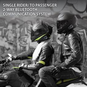 img 2 attached to 🎧 Cardo FRC1P101 FREECOM 1 Plus Dual Pack Motorcycle Bluetooth Headset – Black: Enhanced 2-Way Communication System