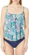 👙 24th ocean tiered tankini swimsuit for women's clothing | swimsuits & cover ups logo