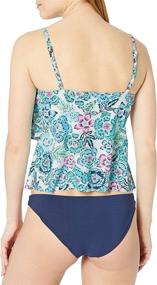 img 1 attached to 👙 24Th Ocean Tiered Tankini Swimsuit for Women's Clothing | Swimsuits & Cover Ups