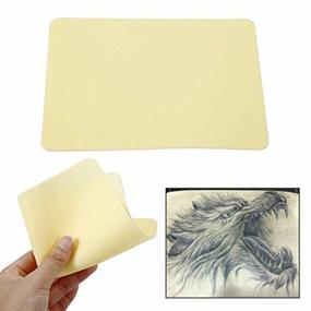 img 2 attached to Blank Tattoo Skin Practice,CINRA Double Sides 6 Sheets 10X8" Blank Double Sides Silicone Tattoo Practice Skin Soft Silicone Pads Tattooing And Microblading Practice Skin Tattoo Supplies, Tattoo Kit,