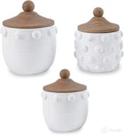 mud pie southeast canister 3 piece logo