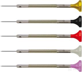 img 2 attached to 🛠️ Bergeon 30081-P05 Swiss Made Stainless Steel Assortment of 5 Screwdrivers: Review, Features, and Pricing