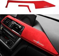 🚗 enhance your bmw's interior with a red dashboard panel cover trim sticker for f30 f31 f32 f34 f36 3gt 3 4 series логотип