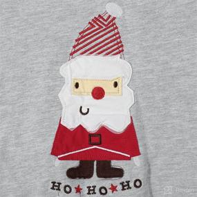 img 2 attached to 🎅 Christmas Santa Claus Sweater for Baby Boy Girl - Funny Sweatshirt with Casual Crewneck, Long Sleeves, and Pullover Design