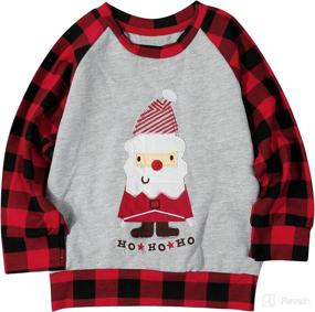 img 3 attached to 🎅 Christmas Santa Claus Sweater for Baby Boy Girl - Funny Sweatshirt with Casual Crewneck, Long Sleeves, and Pullover Design