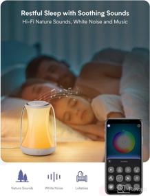 img 2 attached to 🔊 Hotmoon White Noise Sound Machine Baby: Smart Night Light, Sleep Trainer, Alarm Clock, App Control Nursery Lamp- Ultimate Baby Essential and Perfect Newborn Must-Have Gift!