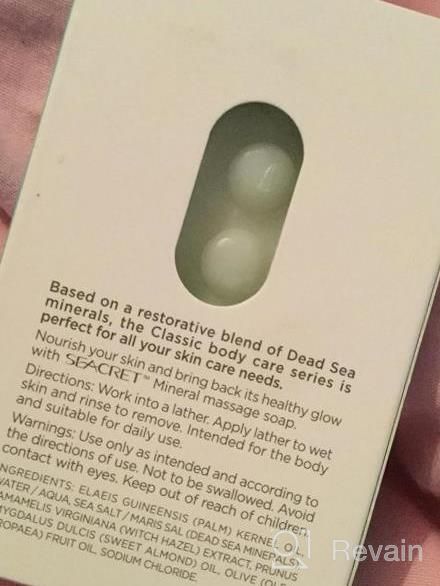img 1 attached to SEACRET Natural Soap - Mineral Soap Bar With Dead Sea Minerals & Olive Oil For A Healthy Glowing Skin. 4.4 Oz review by Michael Welborn