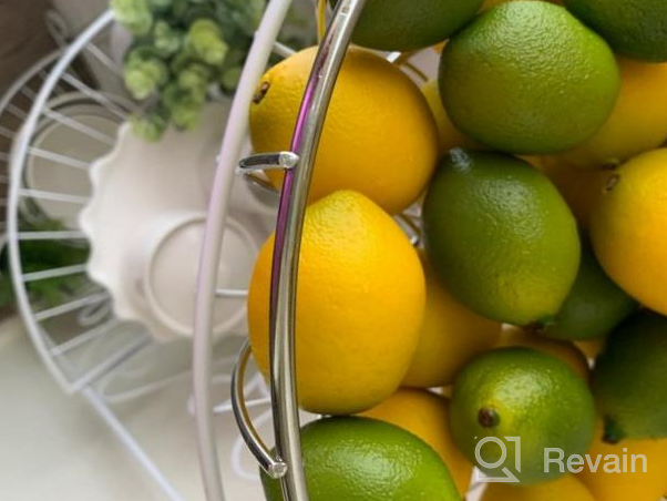 img 1 attached to Artificial Yellow Lemons - 20Pcs Faux Fruit Decorations For Lemon Wreaths, Garlands, Party, Kitchen, And Table Summer/Spring Décor, Fruit Bowls, Vases, And Photography Props review by Sam Pullen