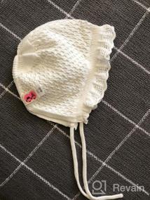img 5 attached to 0-8Y Vivobiniya Toddler Girl Lovely Flounce Knit Baby Bonnets - Newborn Hats