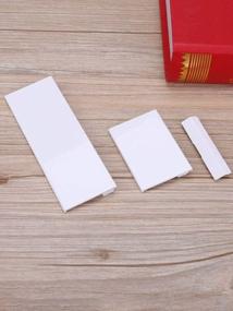 img 3 attached to Set Of 3 Replacement Memory Card Door Slot Cover Lids For Nintendo Wii Repair Accessories - White
