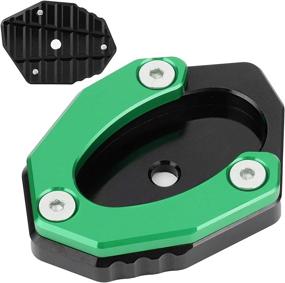 img 3 attached to Aramox Moto Motorcycle Kickstand Pad 🏍️ - Durable and Compatible with Z650/Z900 (Green)