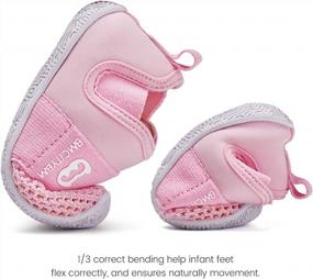 img 1 attached to Non-Slip Baby Shoes For Boys & Girls - First Walkers 6 To 24 Months