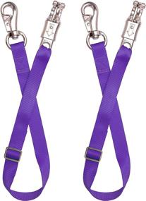 img 4 attached to Adjustable Trailer Pack） Horse Tie，Adjusted Purple