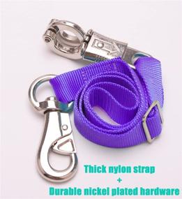 img 2 attached to Adjustable Trailer Pack） Horse Tie，Adjusted Purple